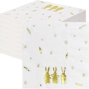 Paper Napkins for Birthday Easter Party Paper Dinner Napkins